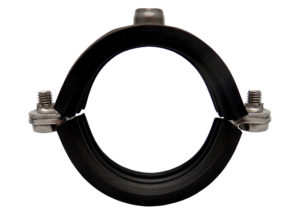Stainless Pressed Rubber Lined Pipe Clamps