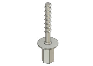 Seismic and Fire Concrete Screw (6.0mm x 55mm M8/10 Boss)